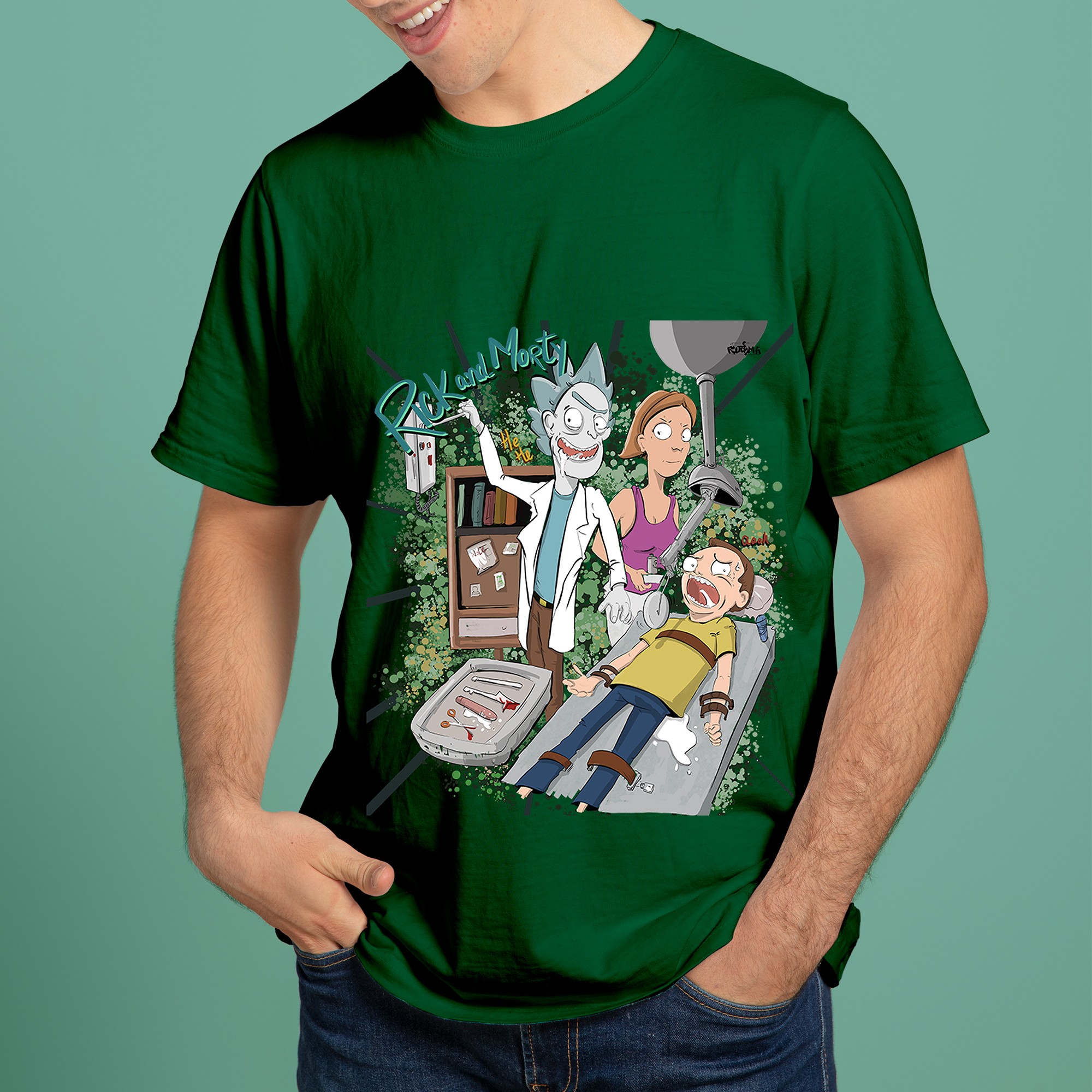 Rick and Morty Men's Tshirt - Kukarma